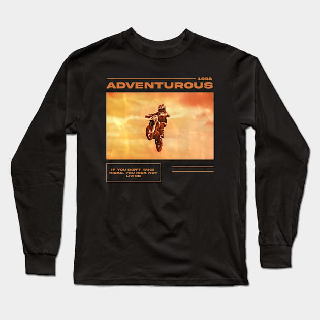 Adventurous Long Sleeve T-Shirt by edapsd